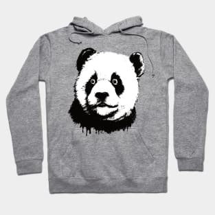 Panda Bear Drip Painting Hoodie